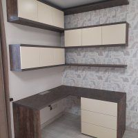 Полки ореховый белый цвет