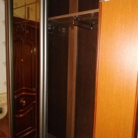 Встроенный шкаф в прихожую с пескоструйным рисунком