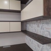 Полки ореховый белый цвет