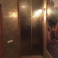 Узкий шкаф в прихожую зеркало с узором